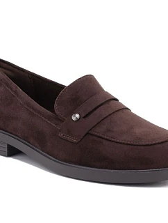 Dámské polobotky, loafersy, lordsy, hnědé, Potocki SZ12832