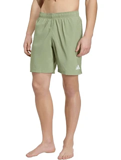 Pánské plavky adidas Ess 8IN olivové KG1661