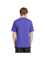 Pánské tričko adidas Essentials Small Logo Single Jersey fialové KF2404 Pánské tričko adidas Essentials Small Logo Single Jersey fialové KF2404