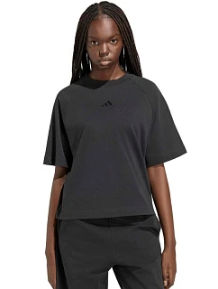 Dámské tričko adidas Kit Small Logo, černé, KF2433