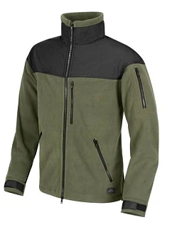 Mikina CLASSIC ARMY – fleece – olivově zelená/černá
