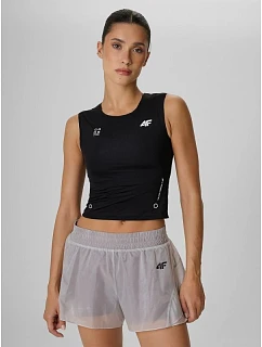 Dámský rychleschnoucí tréninkový crop top 4F 4FRAW26TFSLF1271-20S