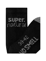 Skarpety 2-pak SUPER.NATURAL SN Cosy Socks 2-Pack czarne Skarpety 2-pak SUPER.NATURAL SN Cosy Socks 2-Pack czarne