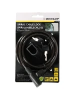 Zámek na kolo Dunlop 8 mm x 150 cm 56375 Zámek na kolo Dunlop 8 mm x 150 cm 56375