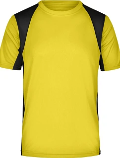 Daiber JN 306 Pánské běžecké tričko 02.0306 yellow/black
