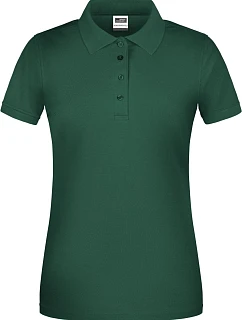 Daiber JN 873 Dámské pracovní bio piqué polo 02.0873 dark green