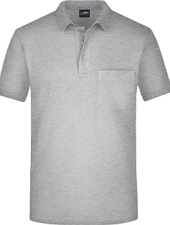 Daiber JN 922 Piqué polo s náprsní kapsou 02.0922 ash