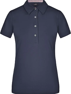 Daiber JN 969 Dámské piqué polo "Plain" 02.0969 navy/red-navy-white