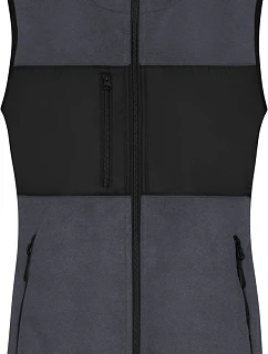 Daiber JN 1309 Dámská fleecová vesta 02.1309 carbon/black