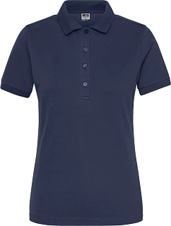 Daiber JN 1805 Dámské pracovní elastické bio polo - Solid 02.1805 navy