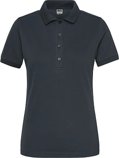 Daiber JN 1805 Dámské pracovní elastické bio polo - Solid 02.1805 carbon