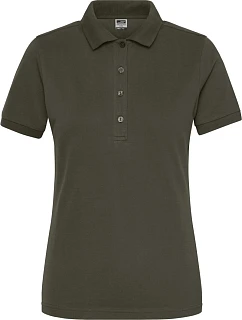 Daiber JN 1805 Dámské pracovní elastické bio polo - Solid 02.1805 olive