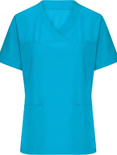 Daiber JN 3103 Dámský strečový kazak s výstřihem do V 02.3103 turquoise