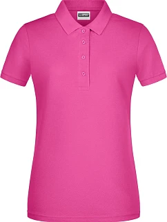 Daiber 8009 Dámské piqué polo z bio bavlny 02.8009 pink