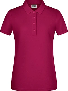 Daiber 8009 Dámské piqué polo z bio bavlny 02.8009 wine