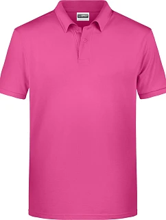 Daiber 8010 Pánské piqué polo z bio bavlny 02.8010 pink