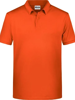 Daiber 8010 Pánské piqué polo z bio bavlny 02.8010 dark orange