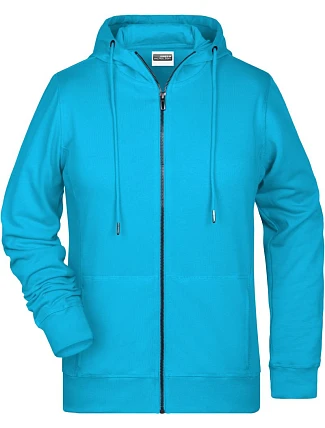 Daiber 8025 Dámská mikina s kapucí 02.8025 turquoise Daiber 8025 Dámská mikina s kapucí 02.8025 turquoise