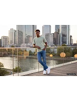 Russell Athletic 215M Tričko z těžké bavlny "Authentic" 10.215M petrol blue Russell Athletic 215M Tričko z těžké bavlny "Authentic" 10.215M petrol blue