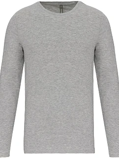 Kariban K 3016 Elastické tričko s dlouhým rukávem 20.3016 light grey heather