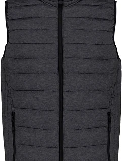 Kariban K 6113 Pánská lehká vesta 20.6113 marl dark grey
