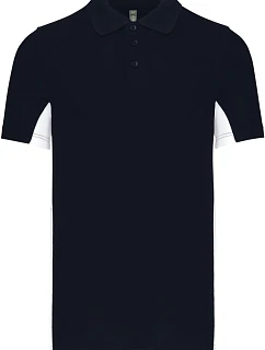 Kariban K 232 2-barevné piqué polo "Flag" 20.K232 navy/white