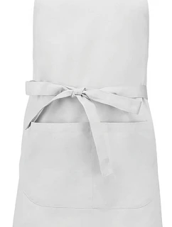 Kariban K 890 Zástěra s laclem "Sommelier" 20.K890 white
