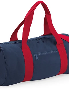 BagBase BG 140 Kulatá sportovní taška 52.0140 french navy/classic red
