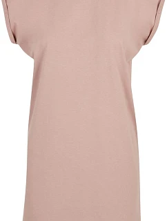 Build your Brand BY 101 Tričkové šaty se stojáčkem 56.0101 dusk rose
