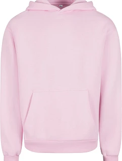 Build your Brand BY 284 Mikina s kapucí z těžké bavlny "Fluffy" 56.0284 soft pink