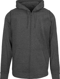 Build your Brand BB 008 Pánská mikina s kapucí 56.B008 charcoal