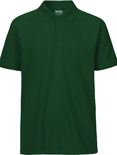 Neutral O 20080 Pánské piqué polo z bio bavlny 77.2080 bottle green