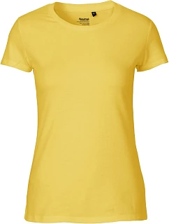 Neutral O 81001 Dámské tričko z bio bavlny 77.8101 yellow