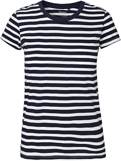 Neutral O 81001 Dámské tričko z bio bavlny 77.8101 white/navy stripe