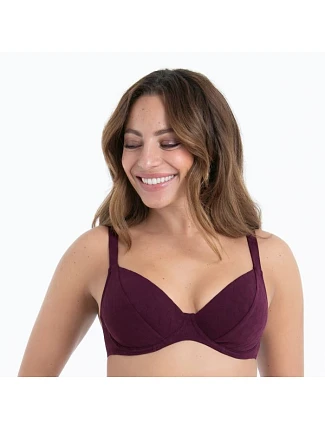 Style Celine Top Bikini - horní díl 8846-1 bordová - RosaFaia Style Celine Top Bikini - horní díl 8846-1 bordová - RosaFaia