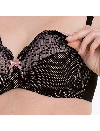Miss Orely podprs. na kojení s kost. . 5098 black - Anita Maternity Miss Orely podprs. na kojení s kost. . 5098 black - Anita Maternity