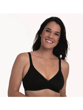 Selma Pure soft podprsenka košíčky se spacer-výztuží 5231 black - RosaFaia