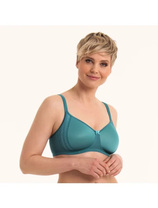 Fleur soft podprsenka s pěnovou výztuží 5654 light smaragd - RosaFaia