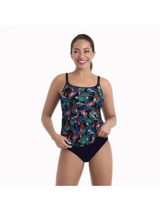 Style Rimini Top Care-tankini-horní díl 6575-1 dark blue - Anita Care