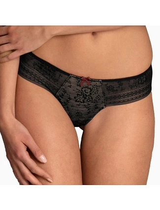 Fleur tanga 1354 black - RosaFaia