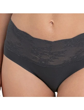 Essential Lace vyšší střih 1304 antracit - Anita Classix Essential Lace vyšší střih 1304 antracit - Anita Classix