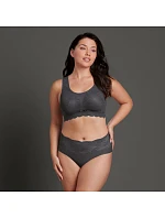 Essential Lace vyšší střih 1304 antracit - Anita Classix Essential Lace vyšší střih 1304 antracit - Anita Classix
