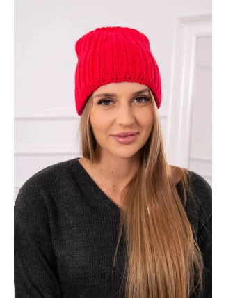 Dámská čepice Rebecca K345 červená Dámská čepice Rebecca K345 červená
