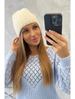 Dámská čepice Rebeka K345 ecru Dámská čepice Rebeka K345 ecru