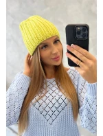 Dámská čepice Rebeka K345 žlutá Dámská čepice Rebeka K345 žlutá