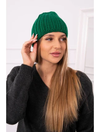 Dámská čepice Rebeka K345 tmavě zelená Dámská čepice Rebeka K345 tmavě zelená