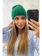 Dámská čepice Rebeka K345 tmavě zelená Dámská čepice Rebeka K345 tmavě zelená