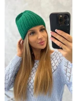 Dámská čepice Rebeka K345 tmavě zelená Dámská čepice Rebeka K345 tmavě zelená