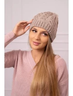 Dámská čepice Kalina K362 tmavě béžová Dámská čepice Kalina K362 tmavě béžová