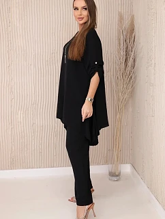 Sada halenky + kalhot s přívěskem černý